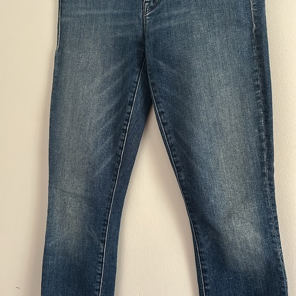 MOTHER Denim High Waisted Looker Ankle Chew - Picture 5 of 8